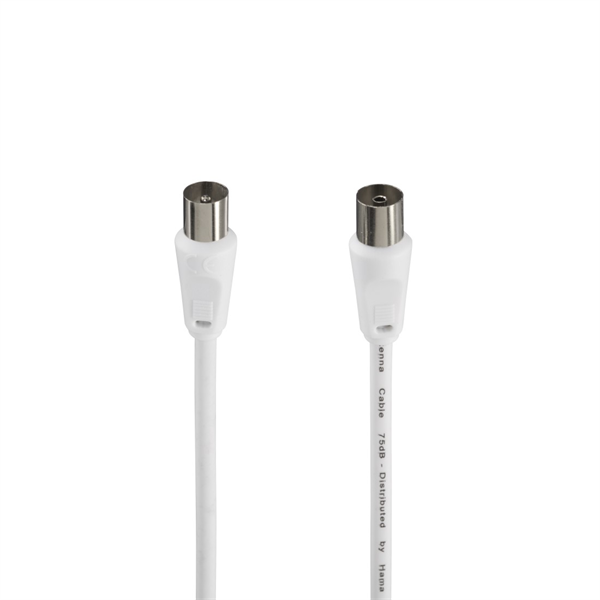 HAMA 205030, FIC ECO ANTENNAKÁBEL 75DB, FEHÉR 25DB/CSG 5,0M, FEHÉR