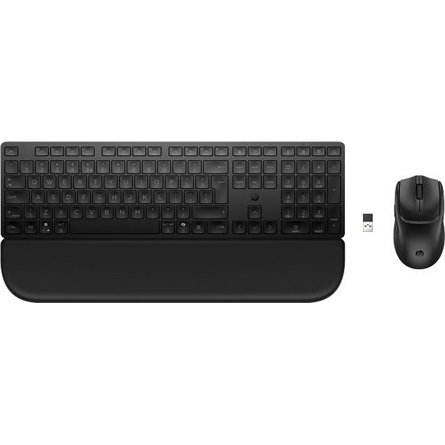 HP 585C Bluetooth / vezeték nélküli magyar membrán billentyűzet + egér fekete