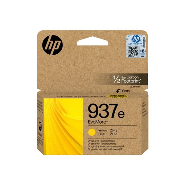 HP 937e EvoMore tintapatron sárga