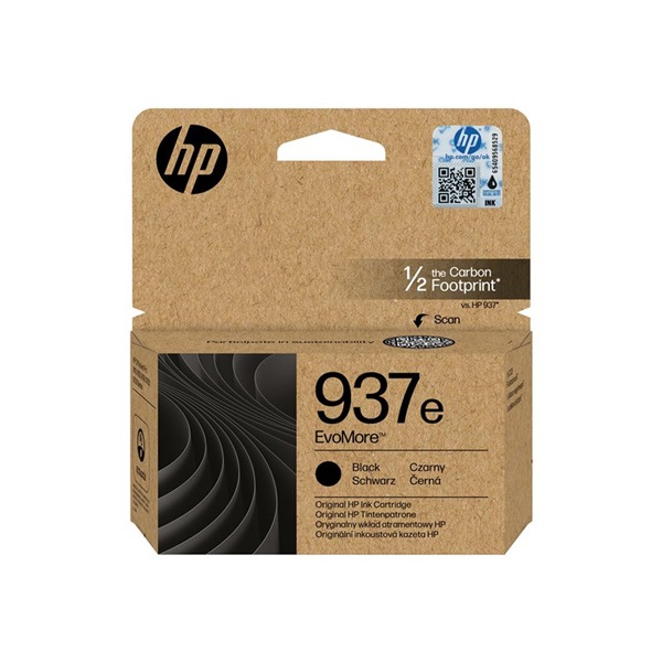 HP 937e EvoMore tintapatron fekete