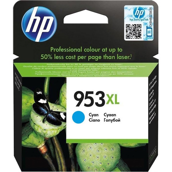 HP 953XL nagy kapacitású ciánkék tintapatron