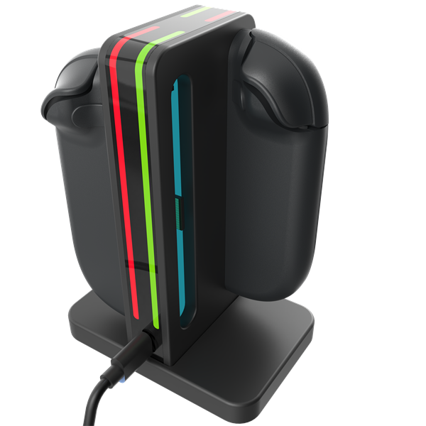 HYPERKIN Power Spire Nintendo Switch 2 Joy-Con Töltőállvány, Fekete
