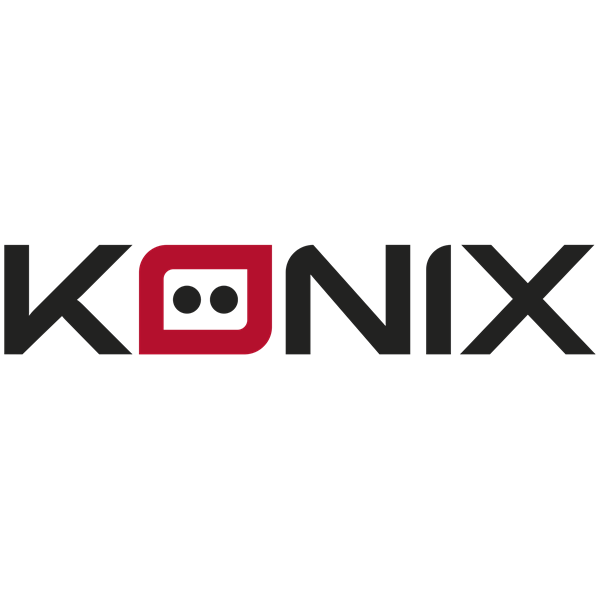 KONIX -  Nintendo Switch Vezeték Nélküli kontroller, Kék-Piros (2-PACK)