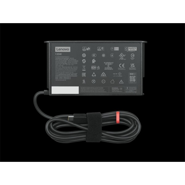 Lenovo ThinkPad 135W notebook hálózati töltő adapter fekete