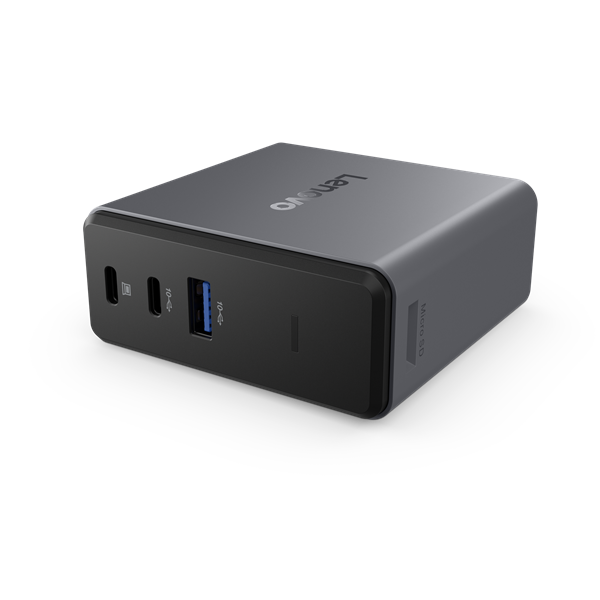 Lenovo X9 Charging GaN 4-port 65W USB-C dokkoló fekete