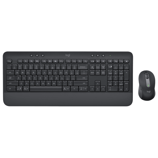 Logitech Signature MK650 Combo for Business Bluetooth / vezeték nélküli magyar membrán billentyűzet + egér szürke