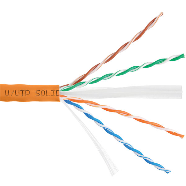 NIKOMAX Falikábel U/UTP CAT6, 23AWG, beltéri, 305m, narancssárga