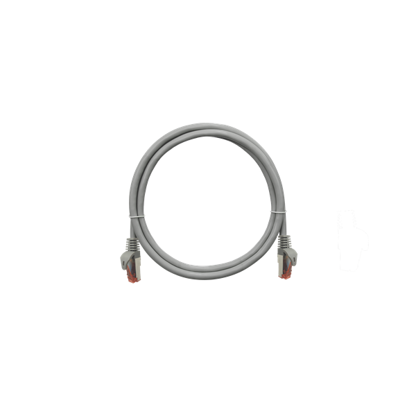 NIKOMAX Patch kábel UTP, CAT6, LSZH, Essential Series,  0,2m, szürke
