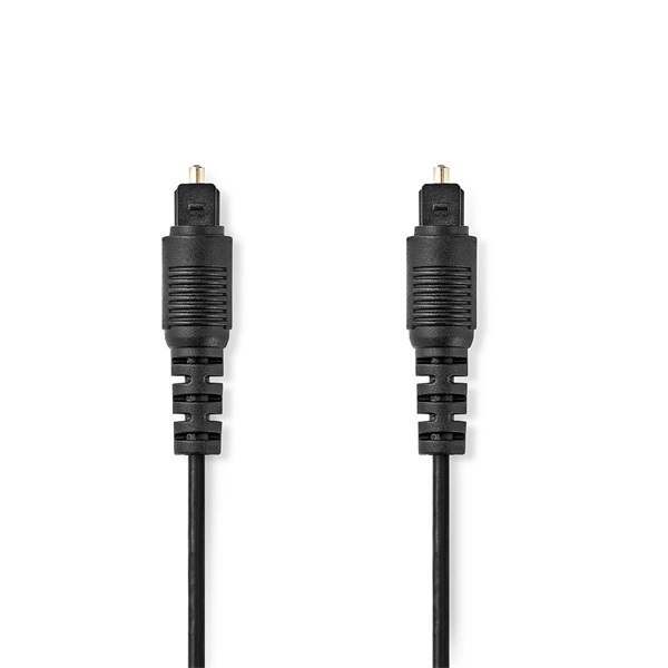 Nedis CAGL25000BK50 optikai audio kábel, TosLink dugó, hossz 5m
