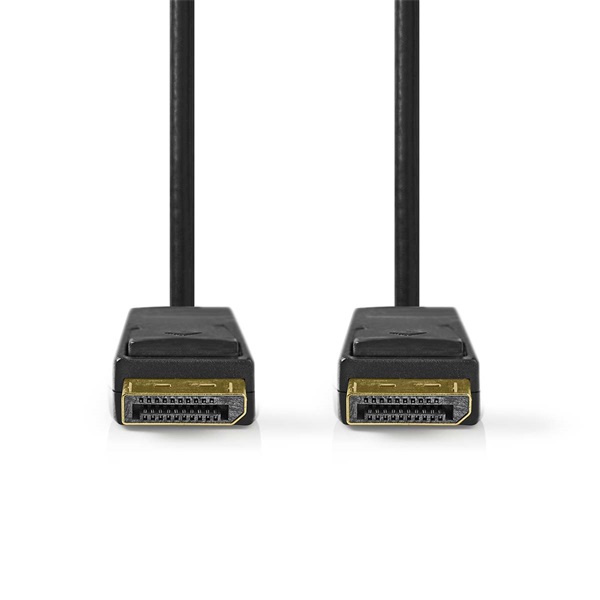 Nedis CCGL38010BK20 Displayport 2.1 kábel, 8K@60Hz, aranyozott csatlakozók, 2m