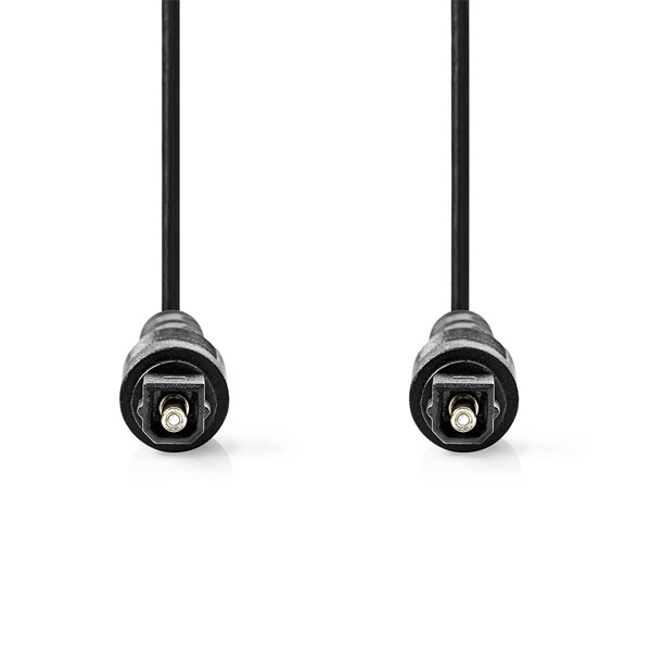 Nedis CAGL25000BK10 optikai audió kábel, TosLink dugó, hossz 1m