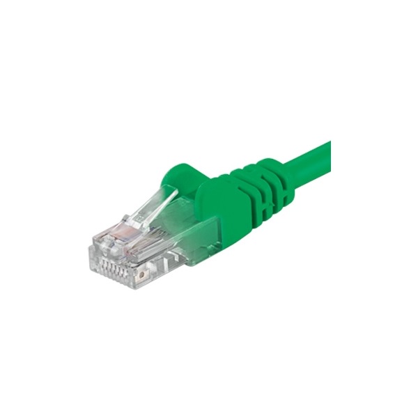 PREMIUMCORD Patch Kábel UTP, CAT5e, 10m, zöld