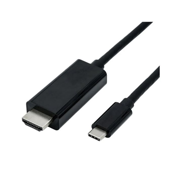 ROLINE Adapter USB 3.1 USB-C - HDMI, 4K@60Hz, M/M,   5m, fekete