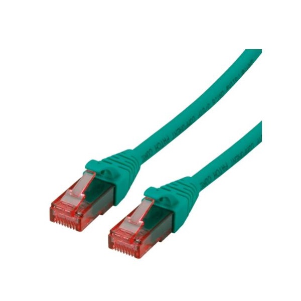 ROLINE Patch kábel UTP CAT6 LSOH,  0,3m, zöld