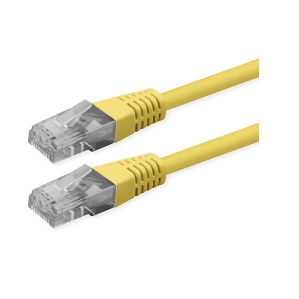 ROLINE Patch kábel UTP CAT6 PoE,   0,3m, sárga