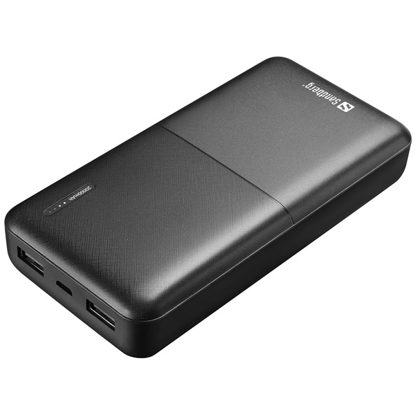 Sandberg Saver 20000mAh LiPo powerbank fekete
