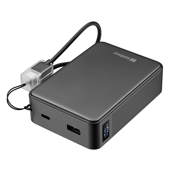 Sandberg Nano PD20W 20000mAh Li-ion powerbank fekete