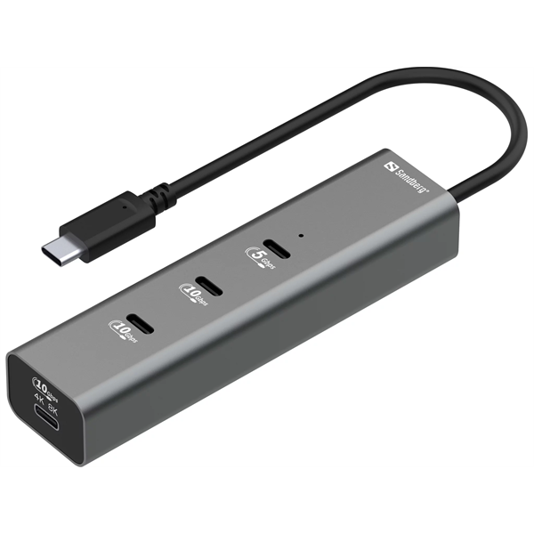 SANDBERG USB-C Port, 5-in-1 MediaDock