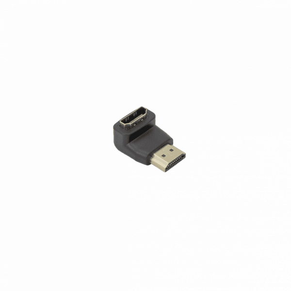 SBOX Adapter AD.HDMI-F/M-90/R, ADAPTER HDMI Male -> HDMI Male 90°