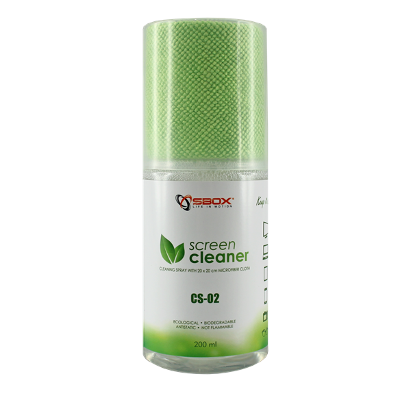 SBOX Tisztítószer CS-02, SCREEN CLEANER