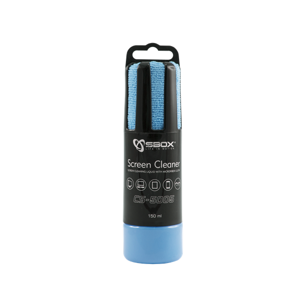 SBOX Tisztítószer szett, SCREEN CLEANER, Blue