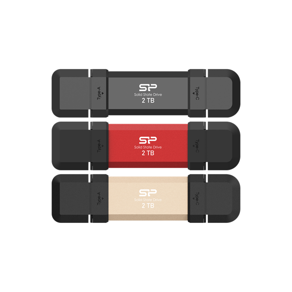 SILICON POWER Pendrive 1TB, DS72 USB 3.2 Gen2, Fekete
