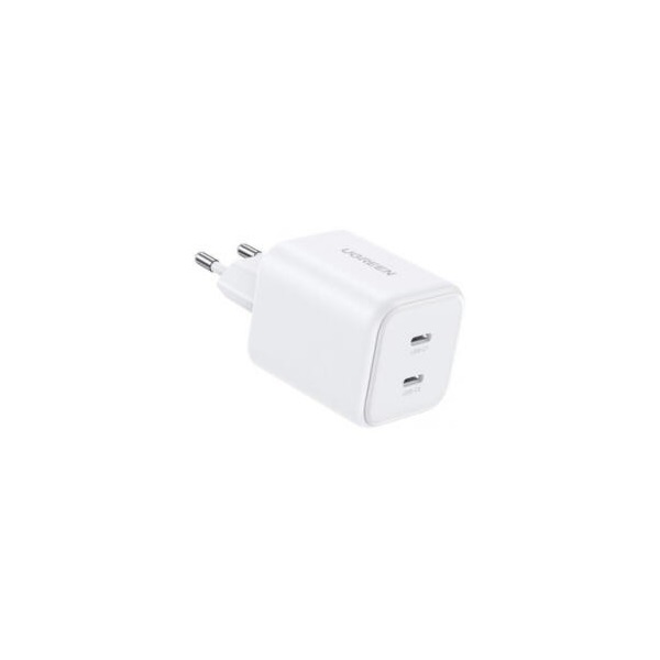 UGREEN X526 hálózati töltő 2 Type-C aljzat 45W, gyorstöltő, FEHÉR