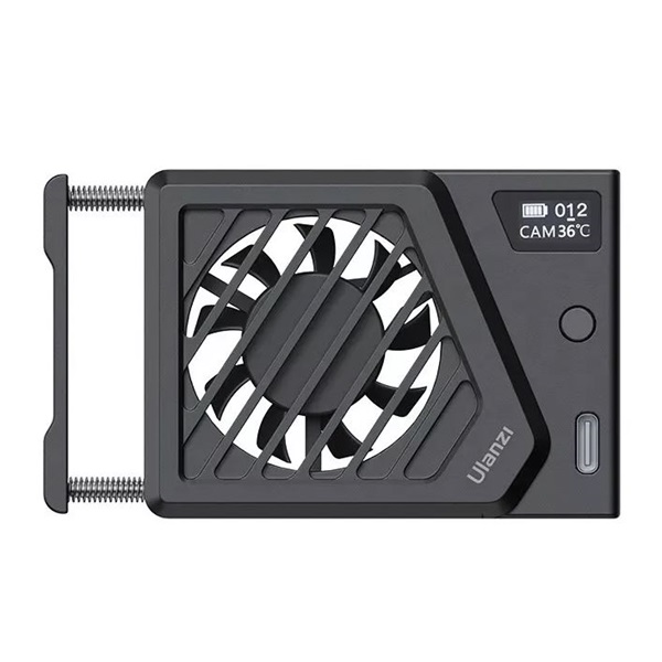 ULANZI CA25-B, C072GBB2, kamera hűtő ventilátor, Sony/Canon/Fuji/Nikon, fekete