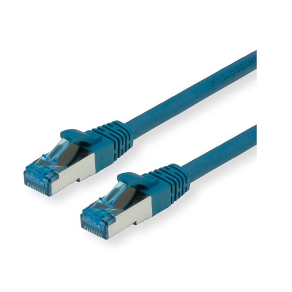 VALUE Patch kábel S/FTP, CAT6A, 1m, kék