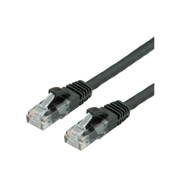 VALUE Patch kábel UTP, CAT6a, 1m, fekete