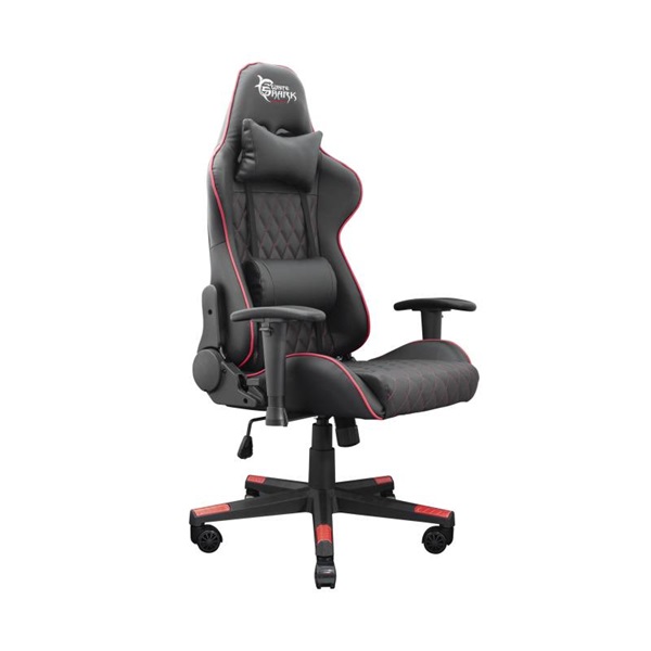 WHITE SHARK RACER-TWO fekete/piros gamer szék