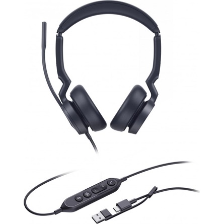Yealink UH46 Dual Teams fejhallgató headset
