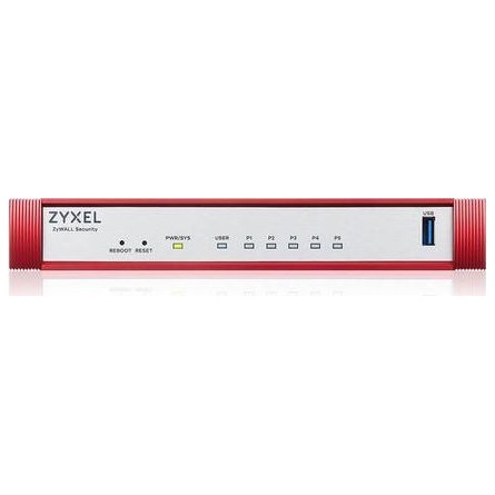 Zyxel USG FLEX 50 H, 5 Gigabit user-definable ports, 1*USB with 1 YR Gold Securi