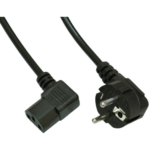 Akyga szög / 90fok / pipa PC tápkábel 3m - AK-PC-12A