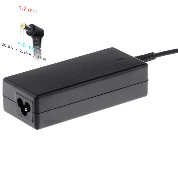 Akyga 20V / 2.25A 45W 4.0x1.7mm LENOVO notebook töltő adapter - AK-ND-50
