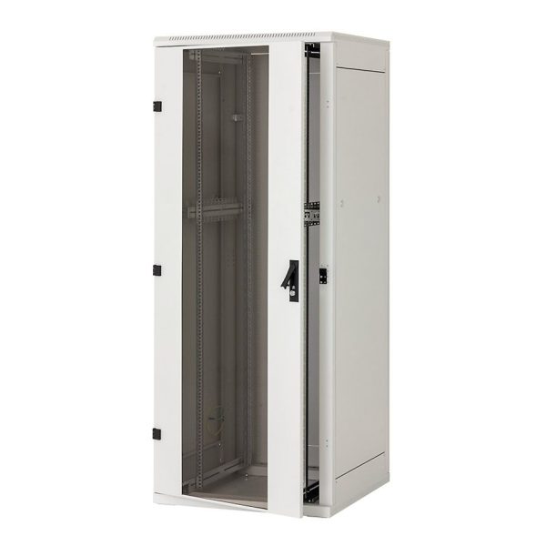 KELINE Rack Szekrény 42U 800x1000mm álló, Biztonsági üvegajtóval, Levehető oldal/hátfal Max.teherbírás: 800kg