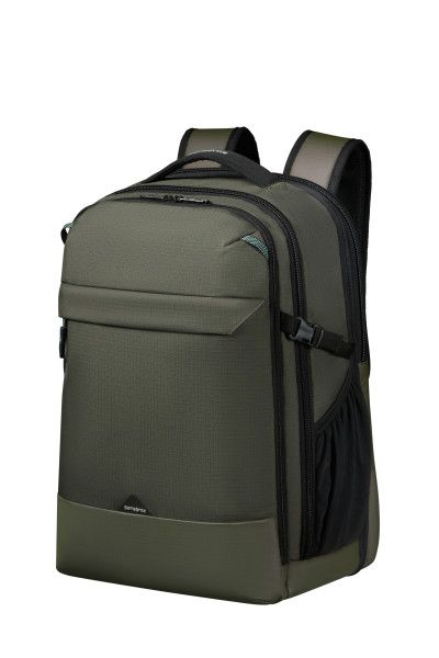SAMSONITE Notebook hátizsák 154957-1266 Roadseeker LAPTOP BACKPACK L EXP DARK OLIVE, Zöld