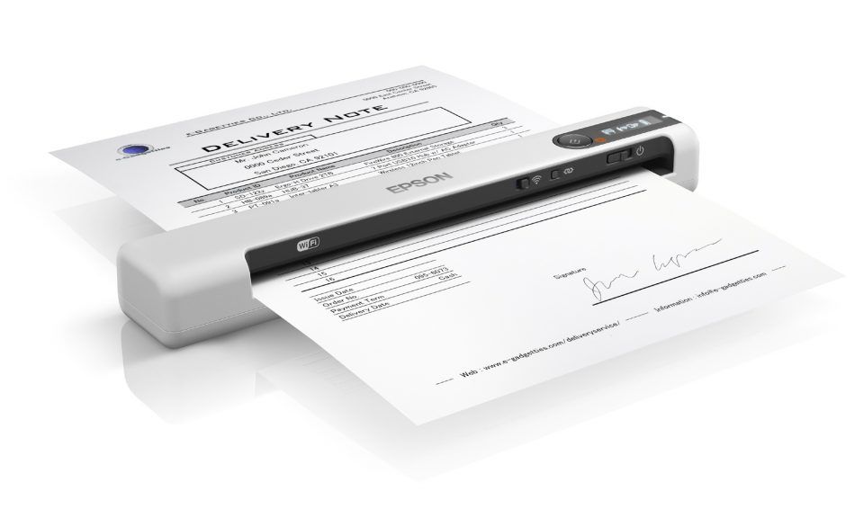 Epson WorkForce DS-80W hordozható üzleti szkenner, A4, WiFi