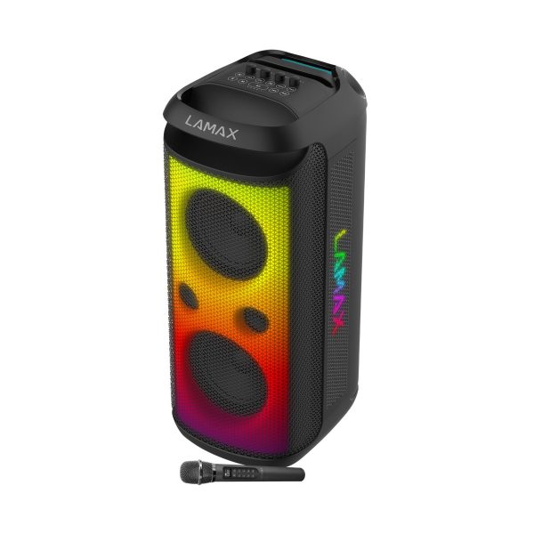 LAMAX PartyKing1 Max 200W Bluetooth Party hangszóró vezetéknélküli karaoke mikro