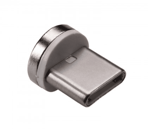 Akyga AK-AD-68 magnetic USB -> USB-C Male adapter szürke