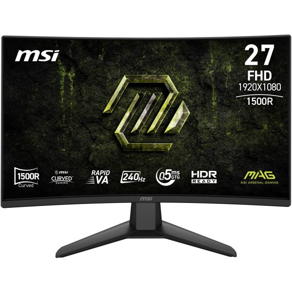 MSI MAG 274CF X24 27" ívelt VA LED gaming monitor fekete 240Hz FreeSync Premium