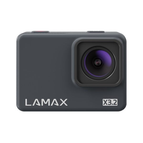 LAMAX X3.2 akciókamera, 4K/30fps (interpolált), 12MP, 2" kijelző, 150° látószög,