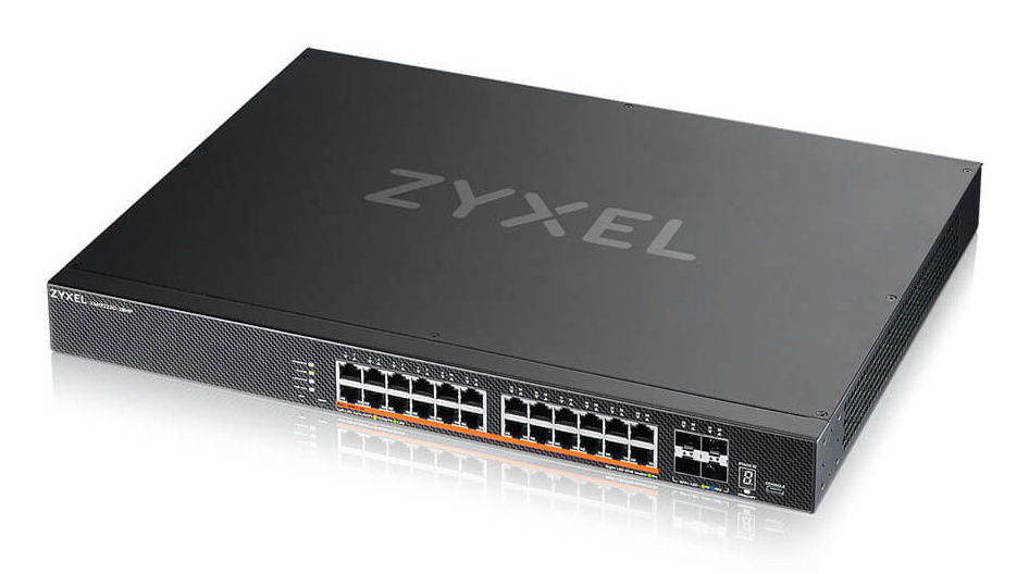Zyxel XMG2230-28HP, L3 Access Switch,  24x 2.5G AC:700W PoE , DC:1440W PoE, 4 x