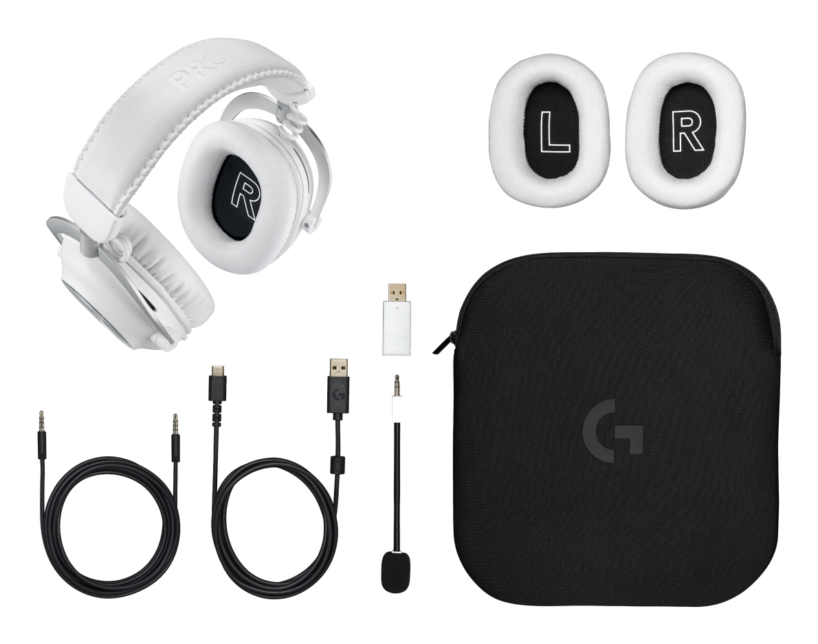 PRO X 2 LIGHTSPEED WRLS GAMING HEADSET WHITE - EMEA28-935