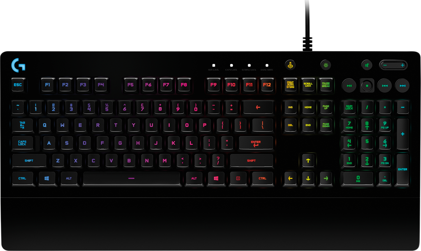 Logitech G213 Prodigy USB cseppálló magyar gaming membrán billentyűzet fekete OEM