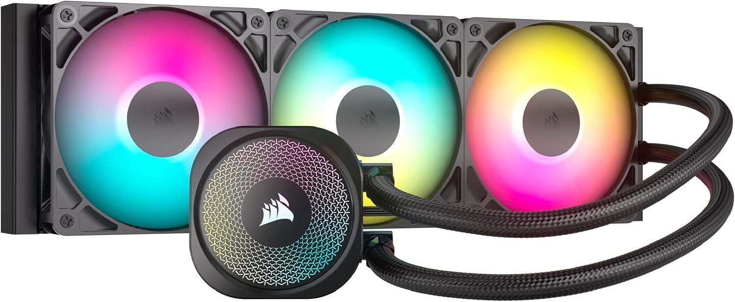 CORSAIR NAUTILUS 360 ARGB, 360mm Radiator, Liquid CPU Cooler