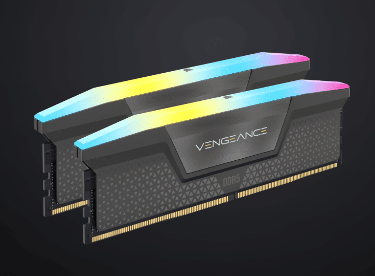 CORSAIR VENGEANCE RGB DDR5 64GB (2 x 32GB) DDR5 5600MHz AMD EXPO & Intel XMP - G