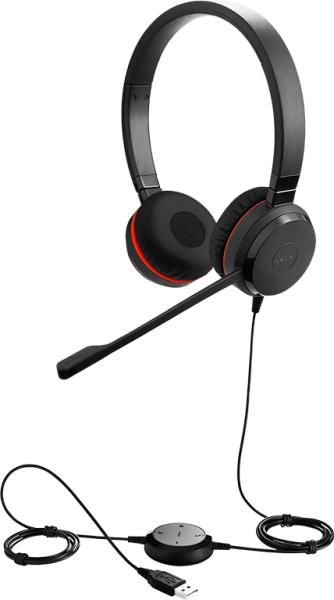 Jabra Evolve 30 II, Stereo MS, USB C/A adapter