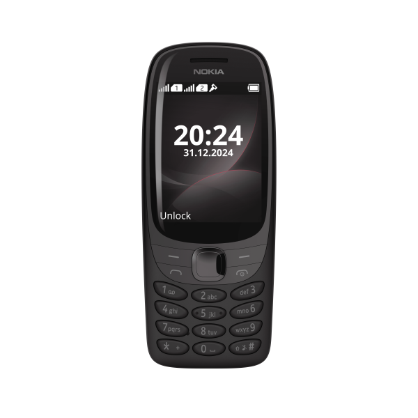 Nokia 6310 mobiltelefon, Dual SIM, fekete (TA-1607)