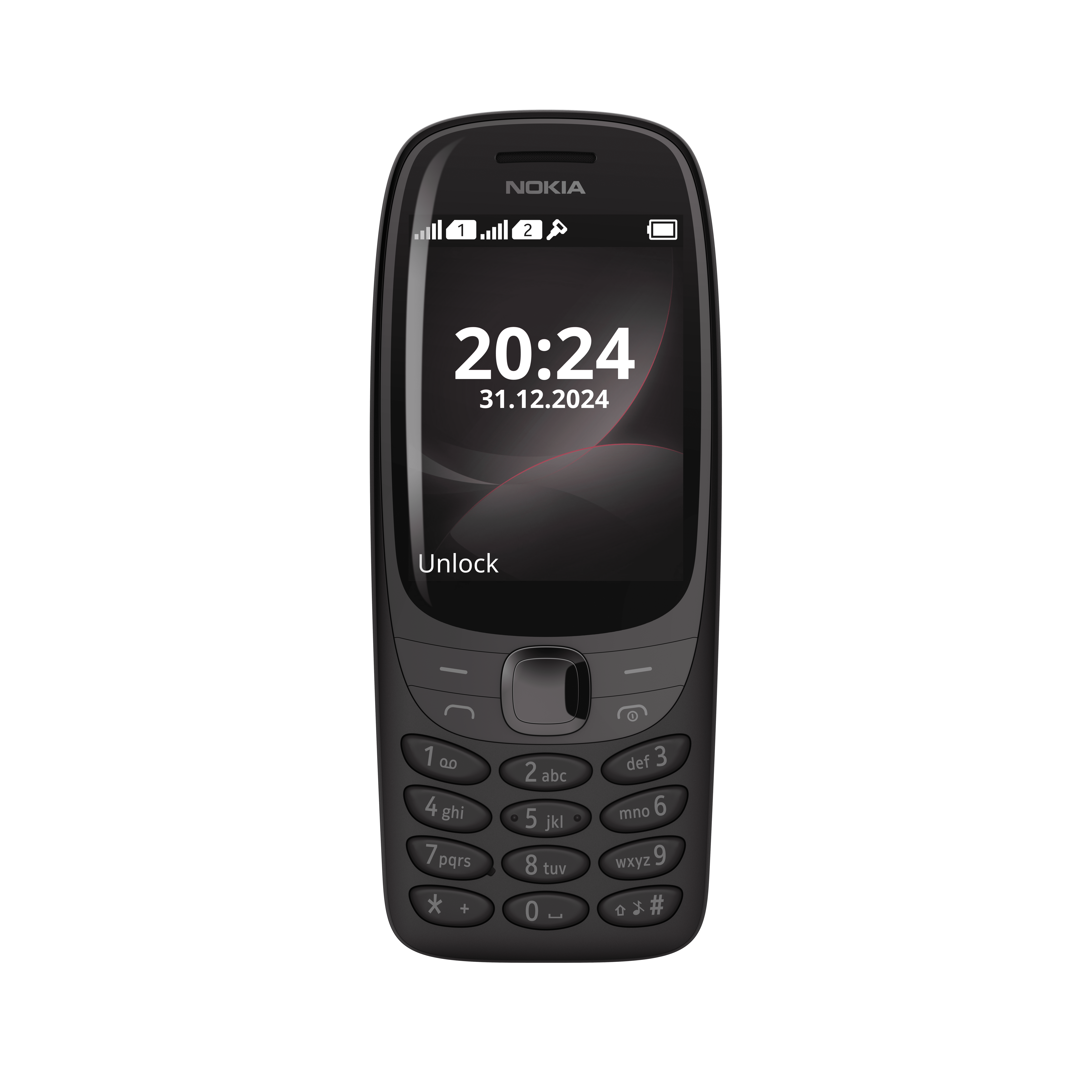 Nokia 6310 mobiltelefon, Dual SIM, fekete (TA-1607)
